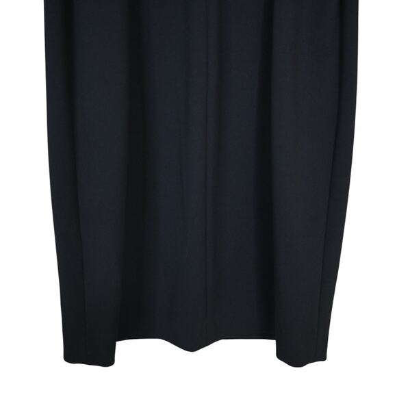 Donna Karan New York Womens 6 Elegant Black Bell Sleeve Sheath Dress - Picture 6 of 10